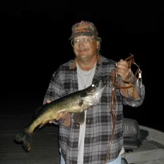 T Kucinsky fishing at Ritchie's