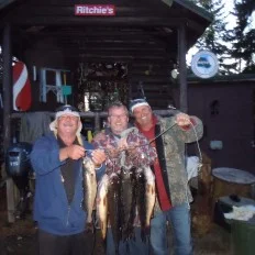 Brian, Rob & James with their catch